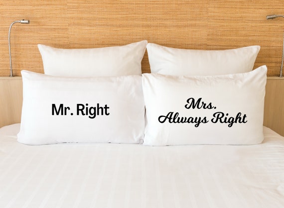 Mr and mrs pillowcases target online