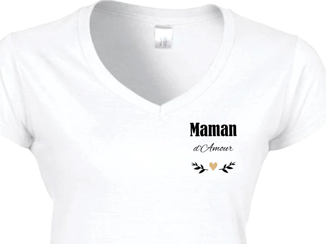 T-shirt personnalisé / fête des mères / T shirt maman / cadeau | Etsy