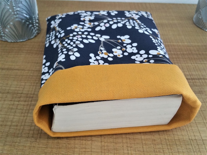 Book Pouch Reversible Fabric Book Pouch Mother's Day Etsy