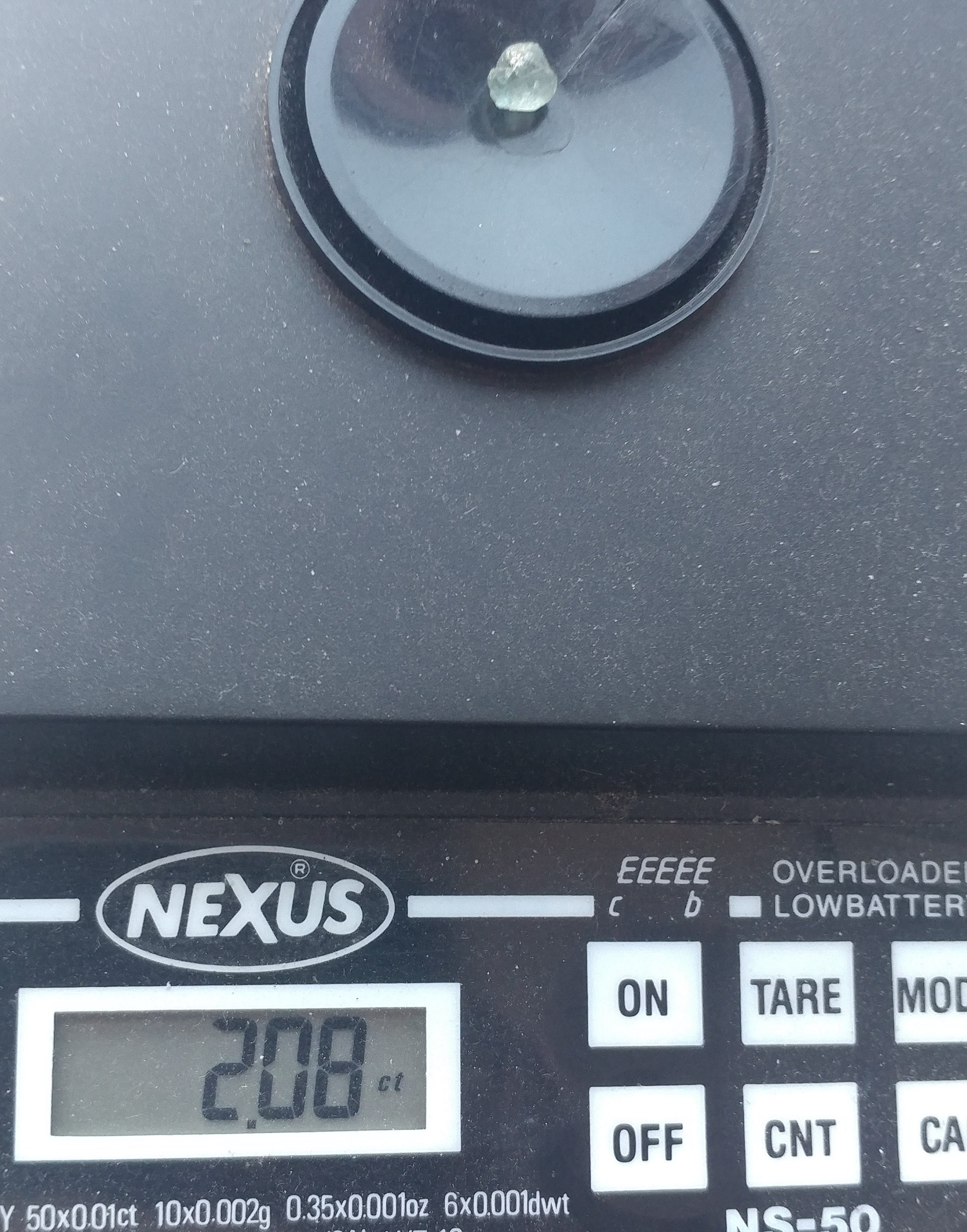 2.08 Carats Montana Sapphire Rough. AQUAMARINE. Heat Treated. Clear