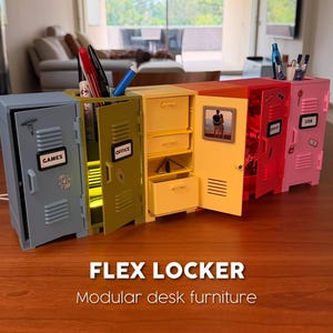 Flex Locker- AF Inventions *Desk Storage*