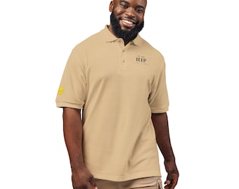 ILTP 'I Love to Pray' - Embroidered Logo Polo (White/Tan)