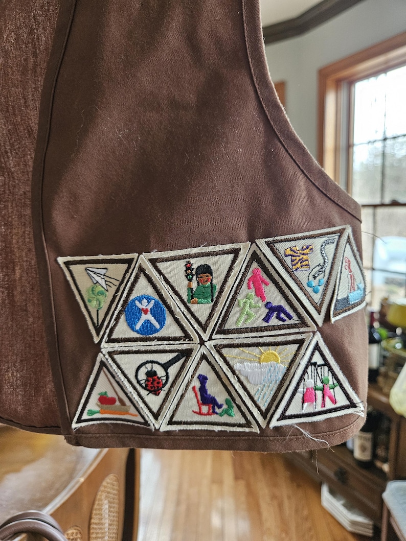 Vintage 1991 Girl Scouts Wardrobe / Patches image 9
