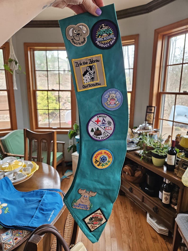 Vintage 1991 Girl Scouts Wardrobe / Patches image 4