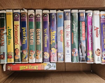Vintage Movie Videos VHS Tapes