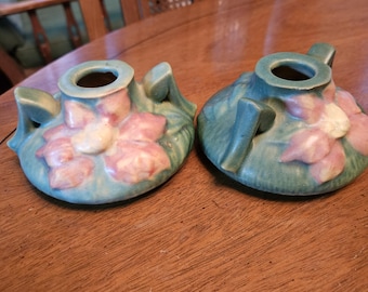 Roseville Vintage Candlestick Holder