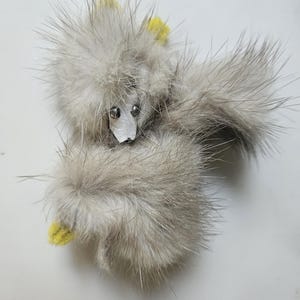 Vintage Mink Fur Brooch