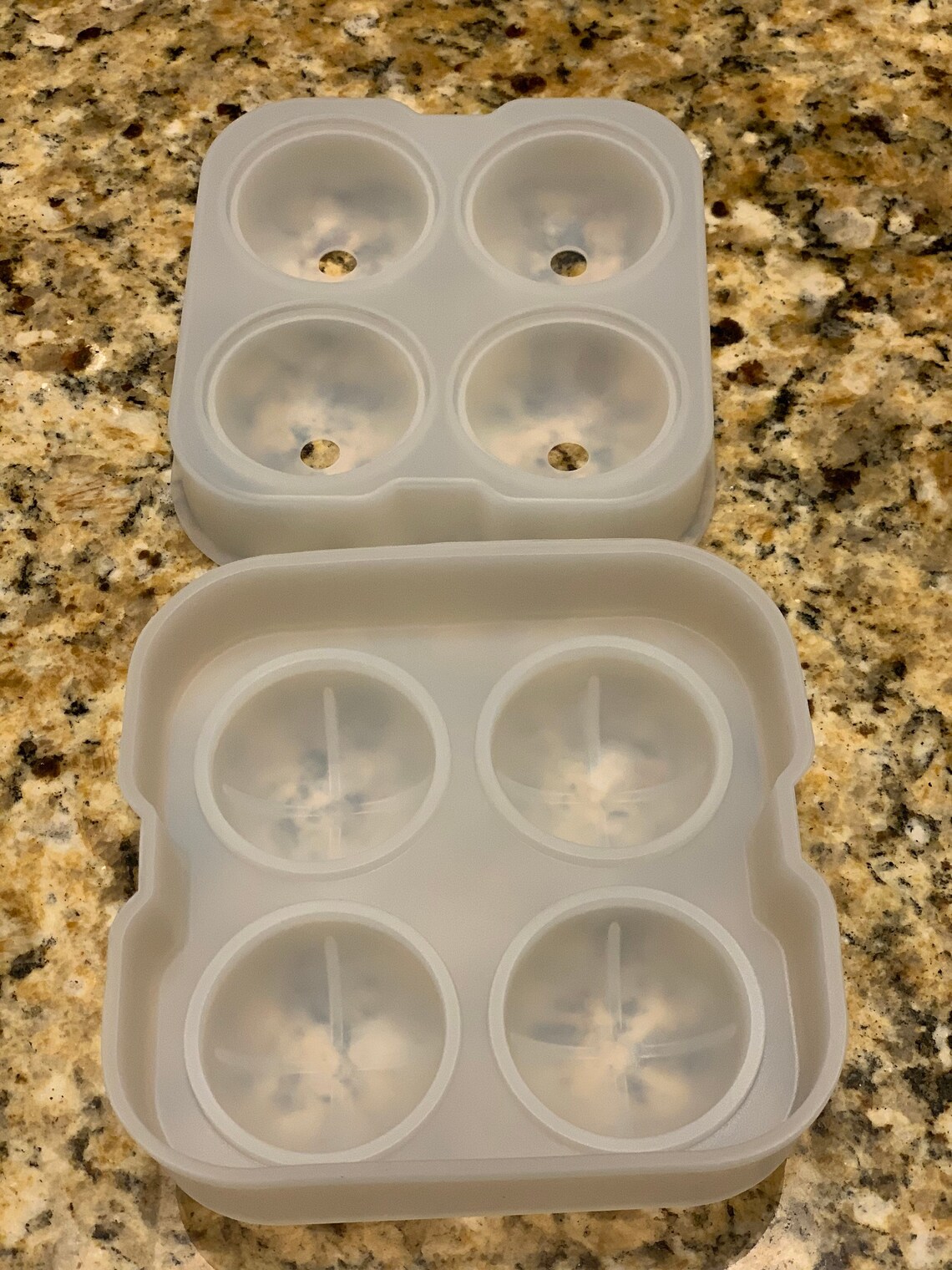 Ice Ball silicone mold clear Etsy