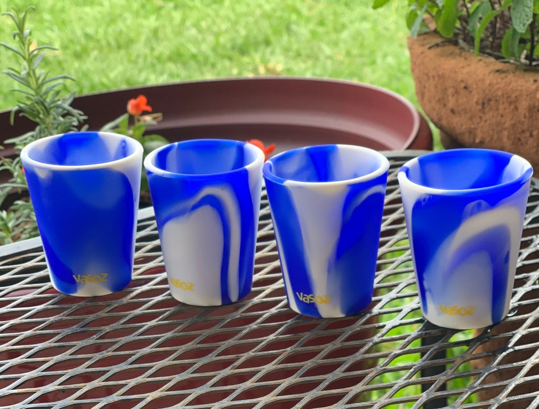 4 or 2 Pack Silicone Shot Glasses 2 Oz Etsy