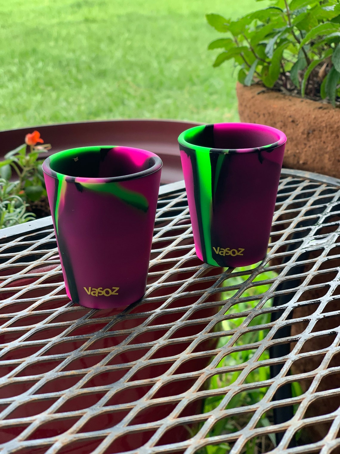 2 pack silicone shot glasses 2 oz Etsy