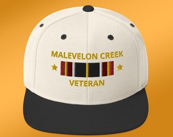 Malevelon Creek Veteran Cap, Helldivers 2 Hat, Gift for Father, Gift for Gamer, Fun Dad Gifts, Embroidered Snapback Hat, 6 Colors