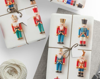 Nussknacker Geschenkpapier Urlaub Geschenkverpackung Nussknacker Geschenkverpackung Elegante Weihnachtsgeschenkverpackung Weihnachtsgeschenkpapier Weihnachtsgeschenkverpackung