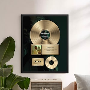 Personalized Music Frame, Custom Song Prints, Music Plaque, Custom Vinyl Record Frame, favourite song print, custom album art, song plaque