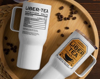 Liberty Tea Tumbler 25 oz, Helldivers 2 Stainless Tumbler, Helldivers Insulated Tumbler, Hell Divers Tumbler Cup, Liber Tea Mug