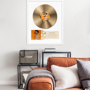 Personalized Plaque, Custom Plaque, Vinyl Record Plaque, Framed Poster Award, Personalized Vinyl, Music Gift, Music Plaque custom image 4