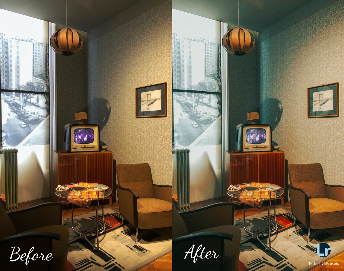 15 Retro Mobile Lightroom Desktop Presets Vintage Filters Etsy