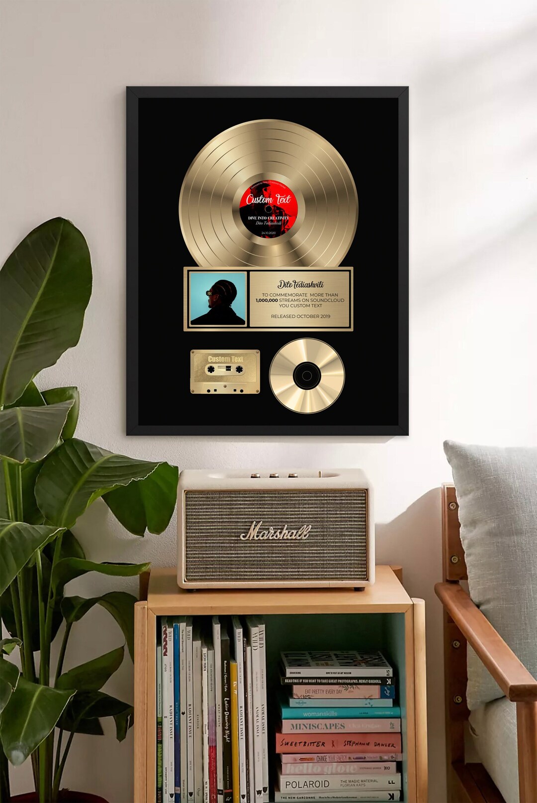 Personalized Vinyl Record, Custom Vinyl Record Poster Framed, Gift for ...