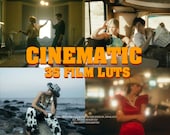 35 Cinematic Premium LUT Pack, Video Preset LUTs for Premiere Pro, Final Cut, After Effects, Vintage Presets, Video Luts for Color Grading