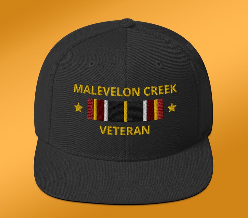 Malevelon Creek Veteran Cap, Helldivers 2 Hat, Gift for Father, Gift for Gamer, Fun Dad Gifts, Embroidered Snapback Hat, 6 Colors Czarny