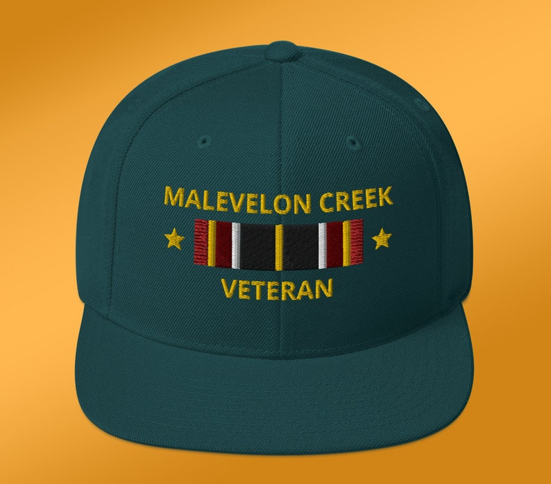 Malevelon Creek Veteran Cap, Helldivers 2 Hat, Gift for Father, Gift for Gamer, Fun Dad Gifts, Embroidered Snapback Hat, 6 Colors Spruce