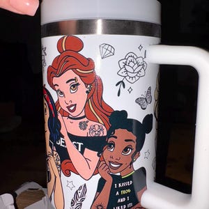 Princess Tatoo 40 oz Tumbler
