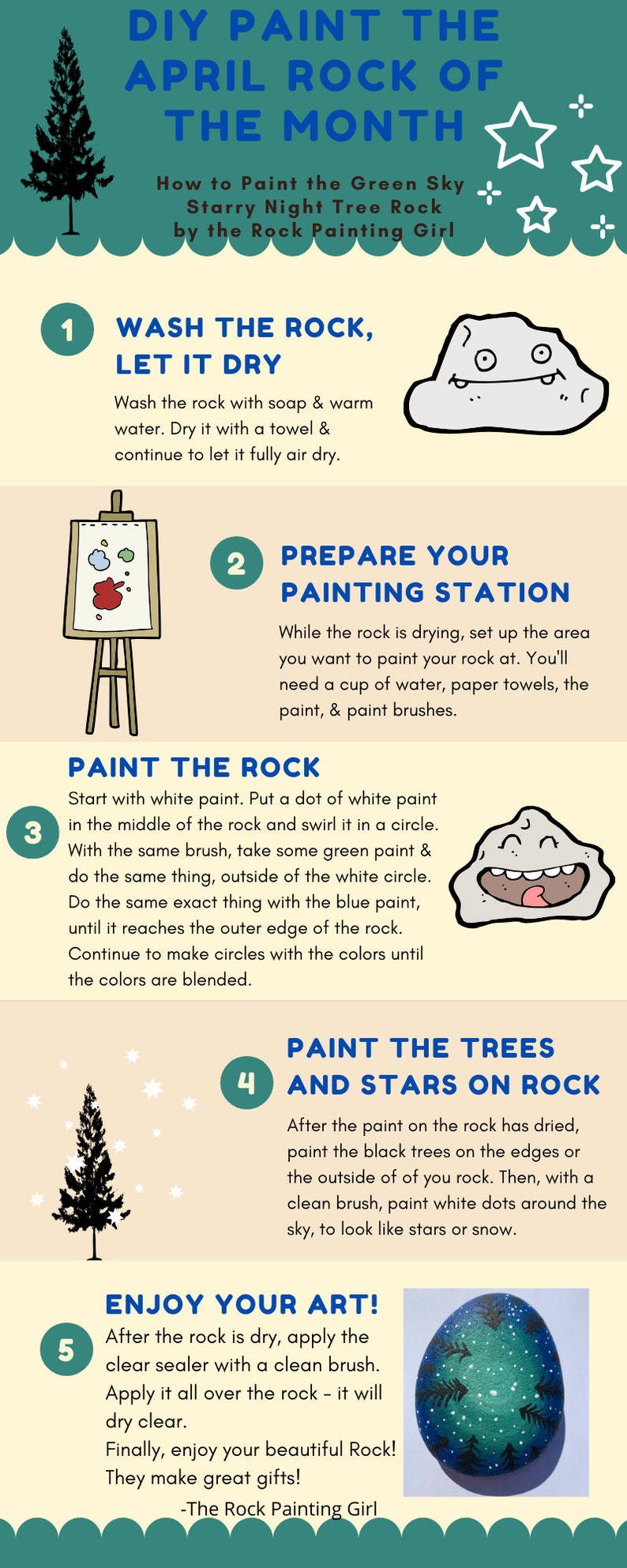 Craft Kits for Kids Zoom Party Kit Rock Painting Kit DIY | Etsy