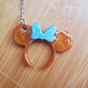 Mouse Headband w/ Bow Key Chain