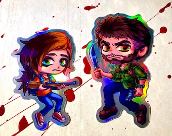 Last of Us - Ellie and Joel - Vinyl Stickers