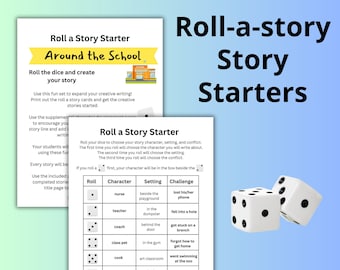 Creative Writing Prompts, Story Starter, Story Telling, Creative Writing Lesson Plan, Kids Writing Challenge, Story Writing Narrative Prompt
