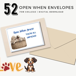 Openen als enveloppen College Openen als etiketten Terug naar school Cadeau Cadeaubonnen voor college Geschenkdoos voor college Open als college-survivalkit