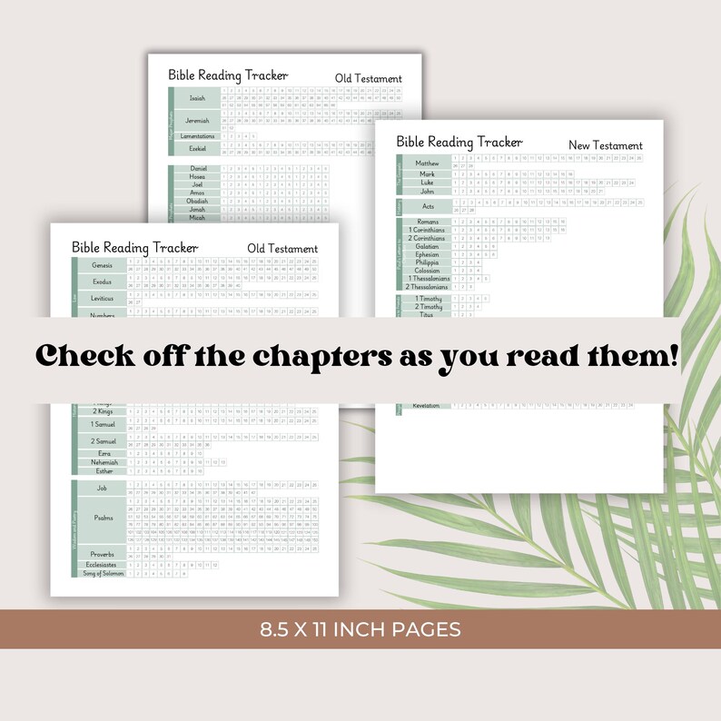 Bible Reading Tracker Printable, Bible Tracker, Bible Reading Log ...