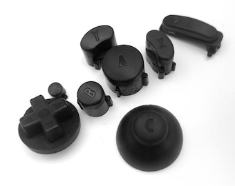 Black Dyed Buttons