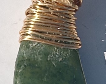 Gold Wrapped Jade