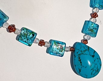 Turquoise Pendant Necklace