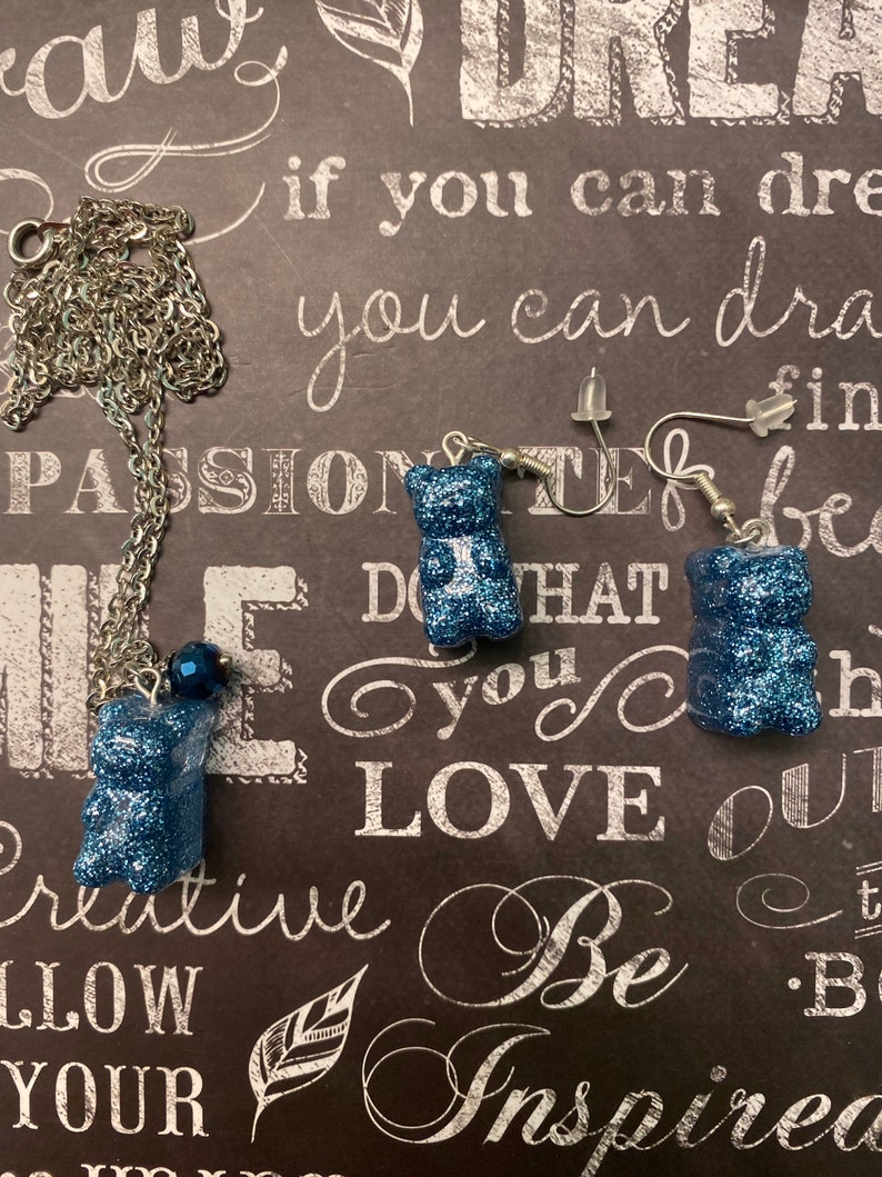 Winter Resin Jewelry set