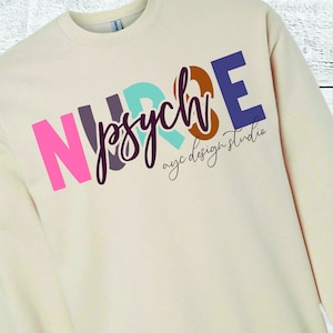 Psych Nurse SVG, PNG, PDF, Ed Nurse, Registered Nurse, Psych Nurse, Nurse Gift