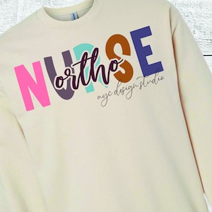Ortho Nurse SVG, PNG, PDF, JPeg, Orthopedic Nurse, Nurse Gift, Nurse Apparel