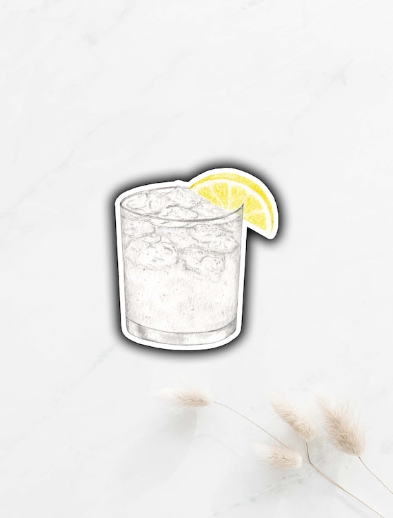 Vodka Sprite Sticker Signature Drink Sticker DIY Wedding Bar Etsy