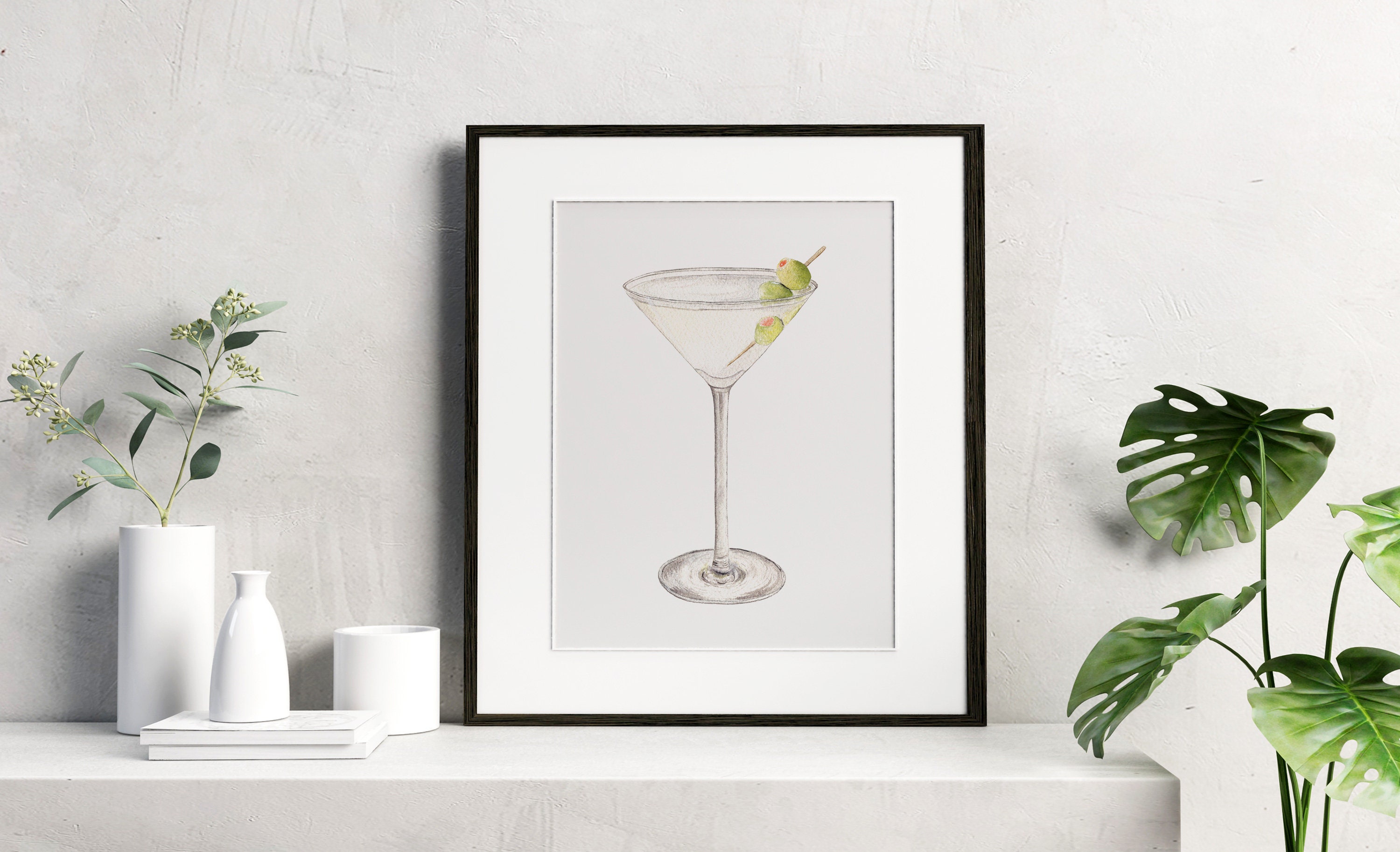 Art & Collectibles Dirty Martini Wall Art Digital Download Digital