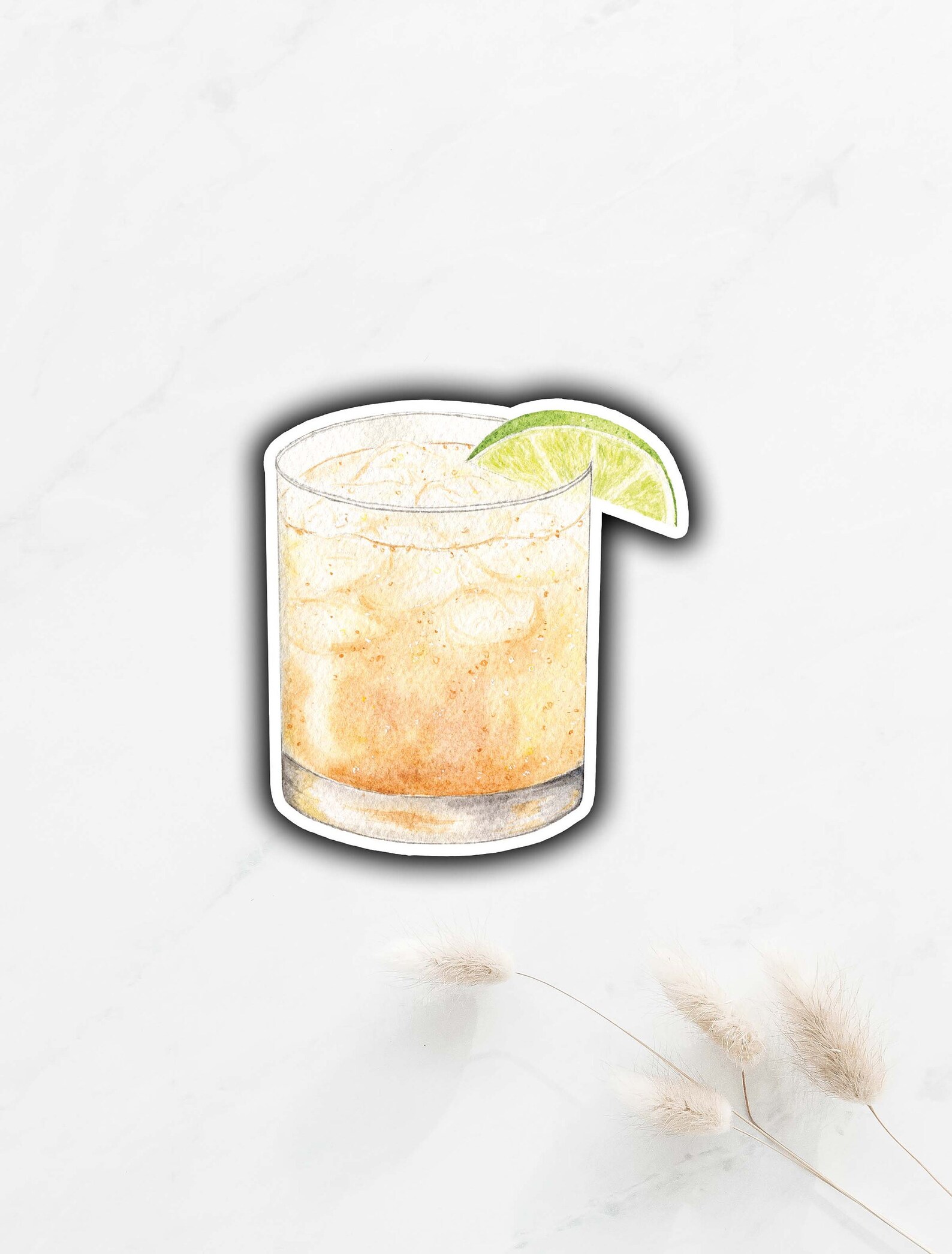 Whiskey Ginger Ale Sticker Signature Drink Sticker Signature Etsy