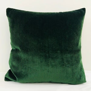 Green Pillow Cover Cotton Velvet Pillow All Size Pillows Custom Made Pillow Velvet Pillow Cover 18X18 Velvet Cushion CoverDecorative Pillows