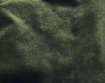 Dark Moss Green ,Velvet fabric, Green Velvet fabric, Moos Green Velvet Fabric, Upholstery Velvet fabric, Yard fabric, Fabric by the yard