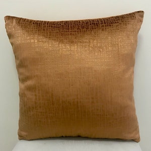 Bronze Pillow Cover, Velvet Pillow All Size Pillows, Custom Made Pillow, Velvet Pillow Cover, 18X18 Velvet Cushion Cover, Decorative Pillows