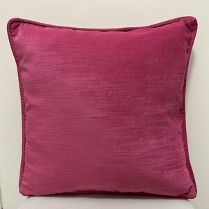 Pink Pillow Cover, Velvet Pillow, All Size Pillows, Custom Made Pillow, Velvet Pillow Cover,18X18 Velvet Cushion Cover, Decorative Pillows