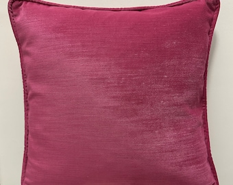 Pink Pillow Cover, Velvet Pillow, All Size Pillows, Custom Made Pillow, Velvet Pillow Cover,18X18 Velvet Cushion Cover, Decorative Pillows