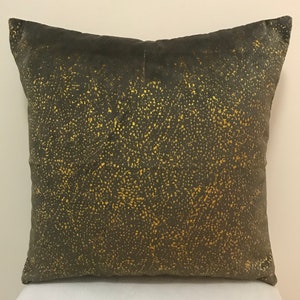 Gold Pillow Cover, Velvet Pillow, All Size Pillows, Custom Made Pillow, Velvet Pillow Cover, 18X18 Velvet Cushion Cover, Decorative Pillows