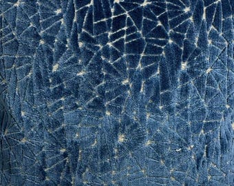 Blue Velvet Fabric, Fabric, Blue Velvet fabric, Blue Velvet, Upholstery Fabric, Upholstery Velvet fabric, Yard fabric, Fabric by the yard