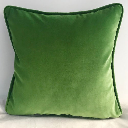 Moss Green Pillow Cover Velvet Pillow All Size Pillows Custom Etsy