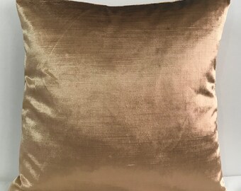 bronze throw pillow