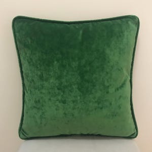Green Pillow Cover, Green Velvet Pillow, All Size Pillow, Green Pillow Case, Velvet Pillow Cover 18X18 Velvet Cushion Case Decorative Pillow